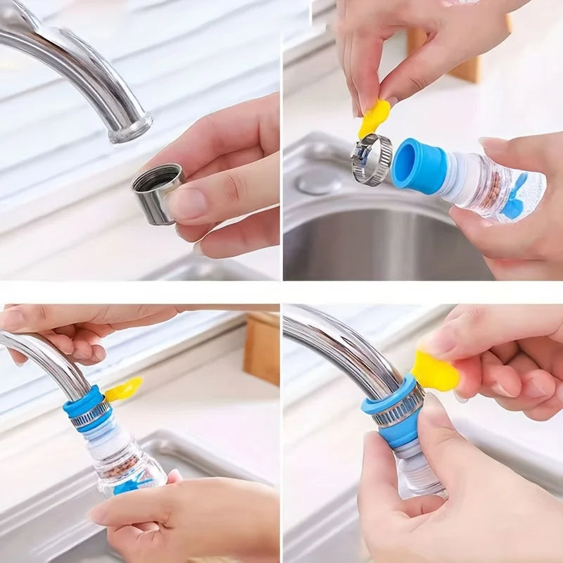 Buy 2 for $29.99 – Universal Faucet Filter 360° Splash-Proof Upgrade