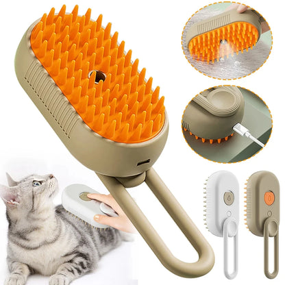 SteamPaws™ – 3-in-1 Steam Pet Brush