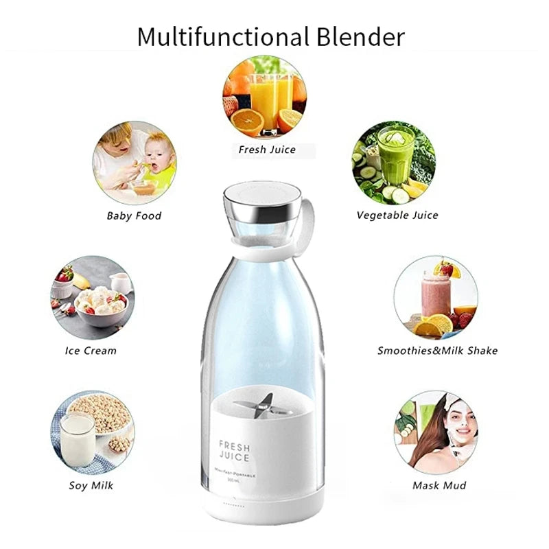 Fresh Juice™ Portable Blender – Smoothies in Seconds, Anywhere