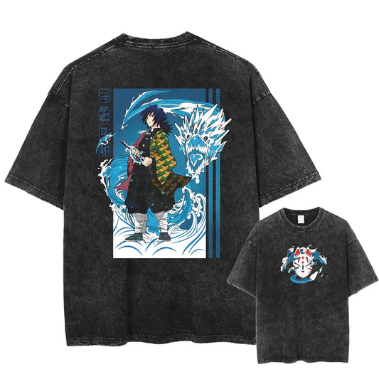 Demon Slayer® T-shirt Oversized Streetwear - DROP Infinity Castle - Tomioka