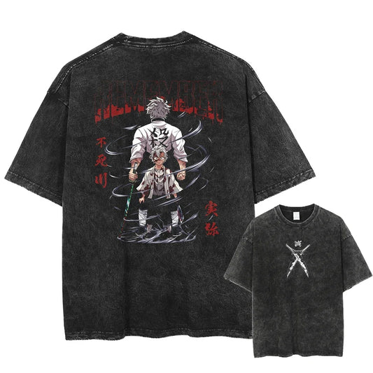 Demon Slayer® T-shirt Oversized Streetwear - DROP Infinity Castle - Remember